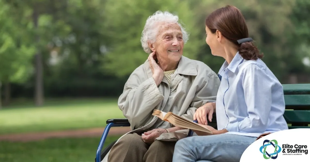 A companion caregiver fights depression in seniors through home care