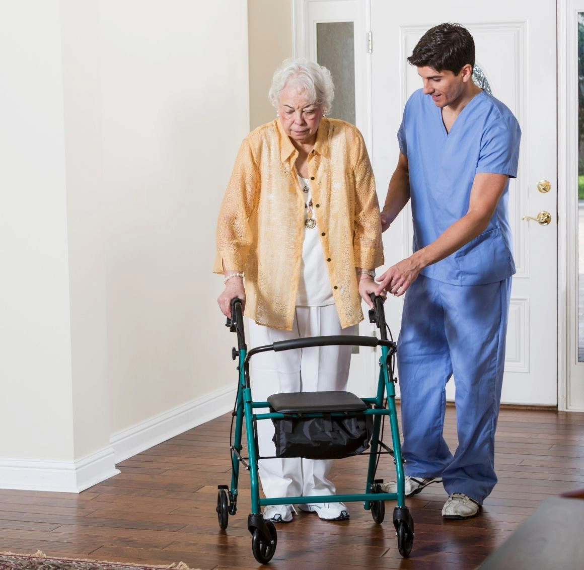 assisting elderly assisting elderly